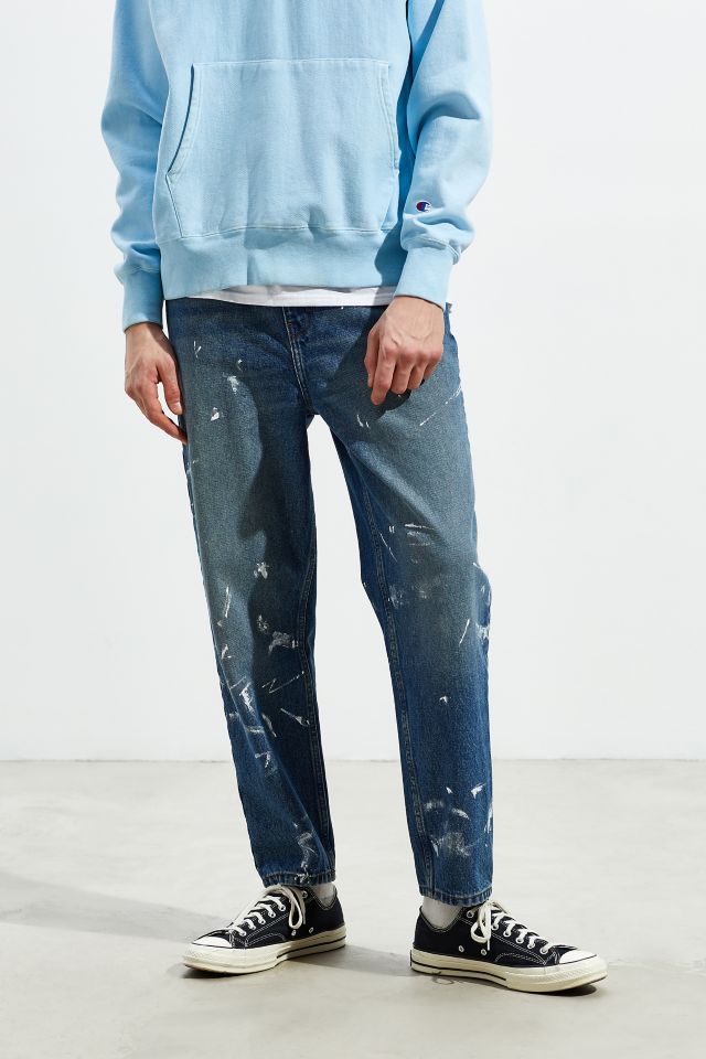 Jeans de coupe vintage indigo peint BDG  #1
