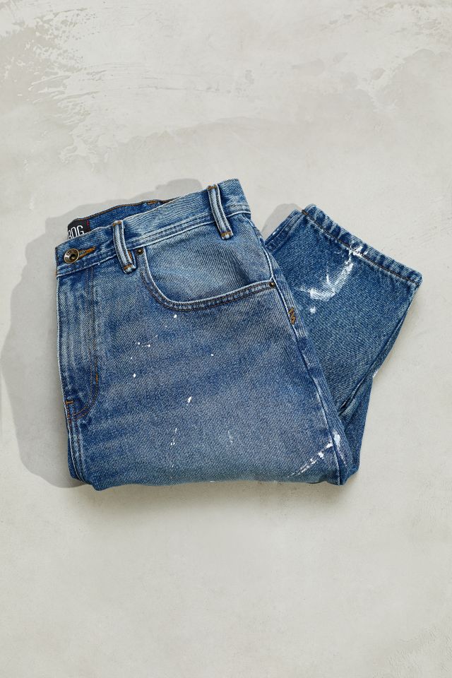 Jeans de coupe vintage indigo peint BDG  #4