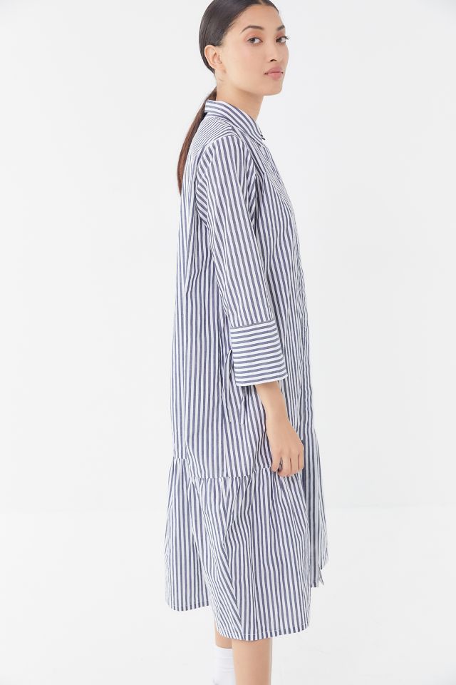 WRAY Striped Button-Down Shirt Dress | Urban Outfitters