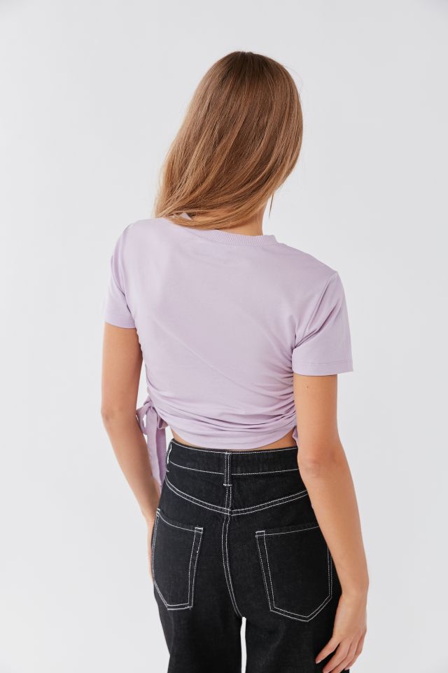 UO Tia Cinched Side-Tie Tee #3