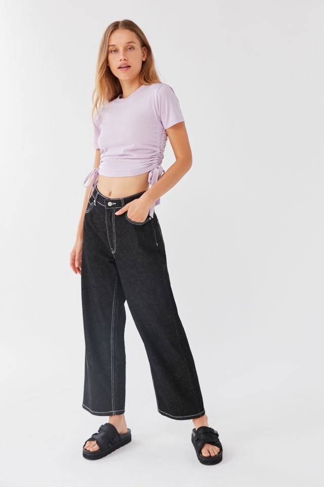 UO Tia Cinched Side-Tie Tee #4