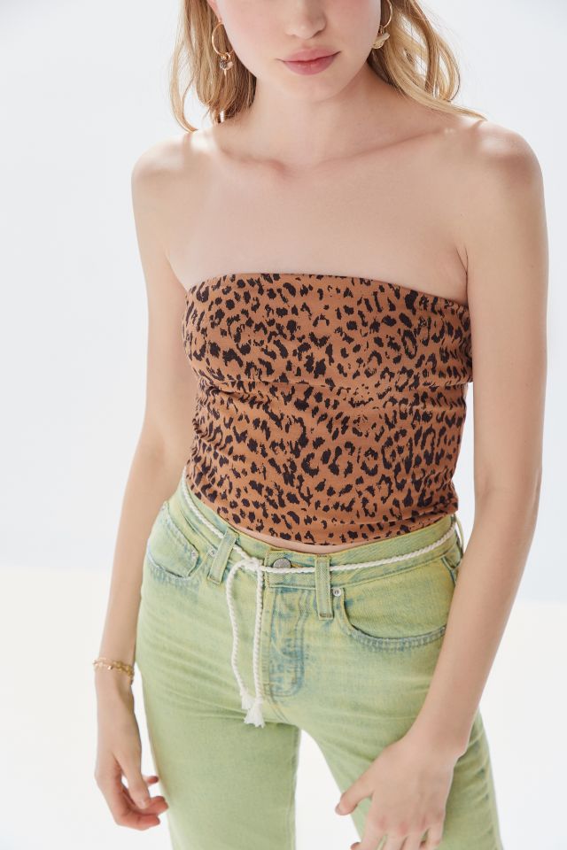 UO Tal Cropped Tube Top #3