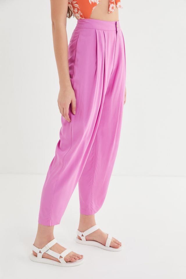 UO Dara Pleated High-Waisted Trouser Pant #1