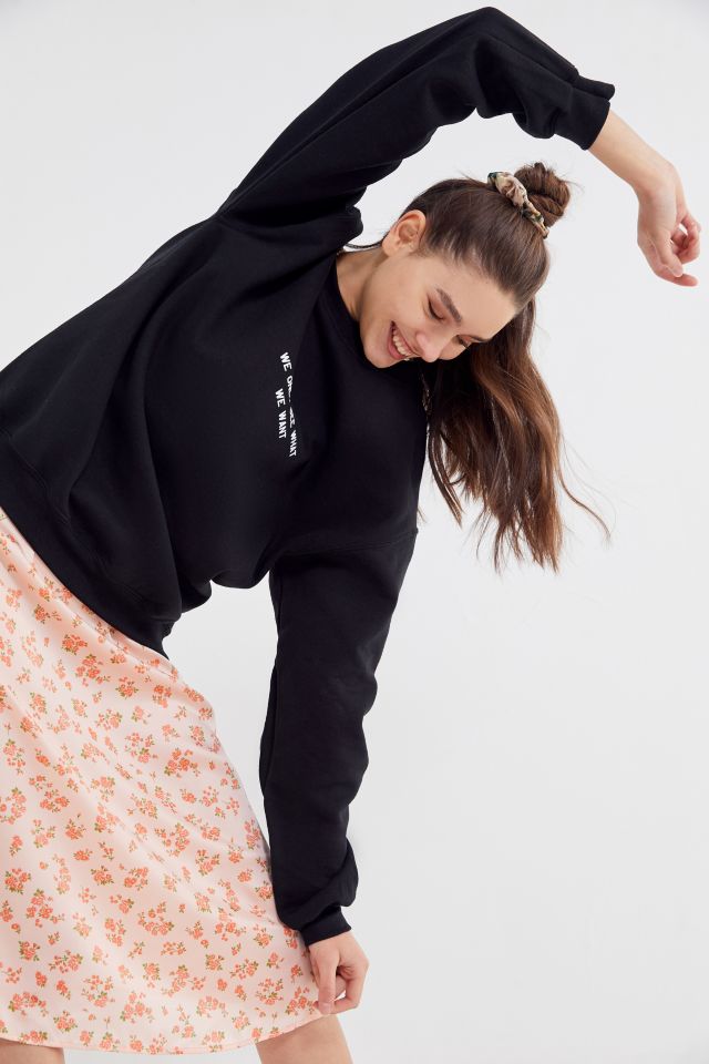 We Only See What We Want Oversized Sweatshirt #3