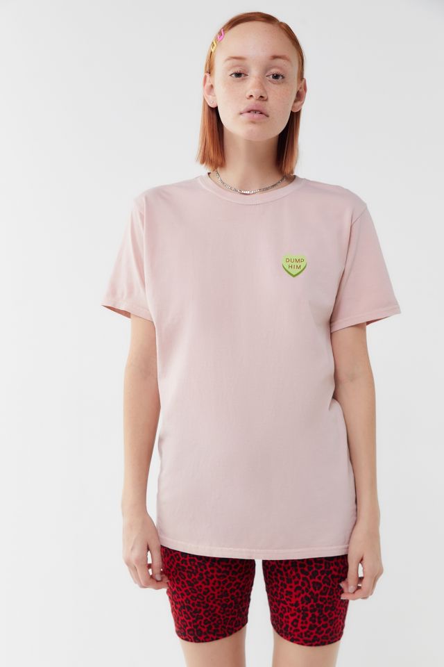 Project Social T Dump Him Candy Heart Tee #1