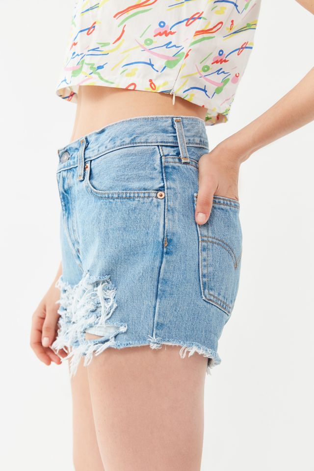 Urban Renewal Recycled Levi’s Destroyed Denim Short #2