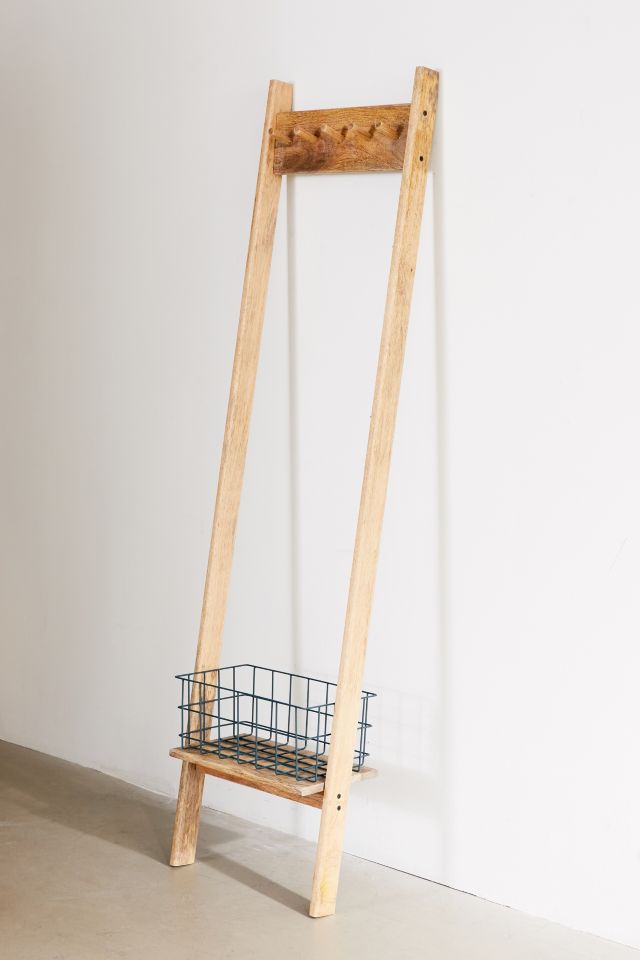 Devon Entryway Leaning Storage Rack #2