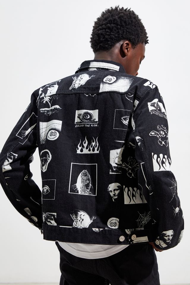 BDG Graphic Print Denim Trucker Jacket | Urban Outfitters Canada