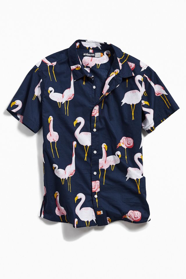 ambsn Mingo Short Sleeve Button-Down Shirt #1