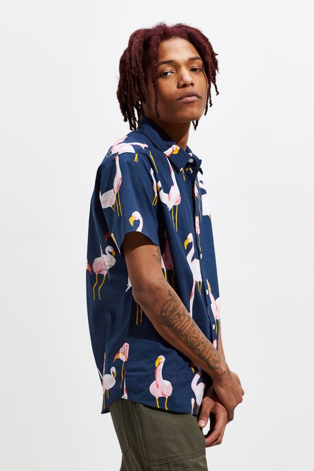 ambsn Mingo Short Sleeve Button-Down Shirt #3