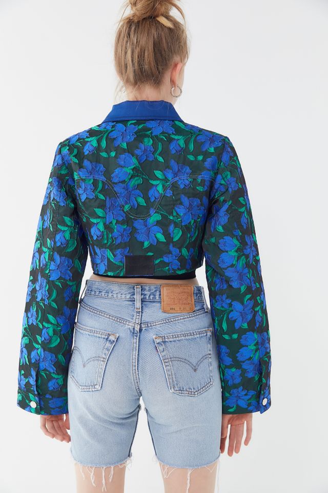House Of Sunny Jacquard Cropped Work Jacket #2