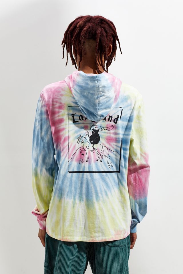 Lazy Oaf Lazyland Tie-Dye Hoodie Sweatshirt #4