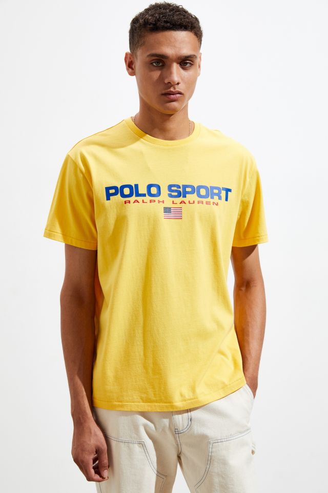 Polo Ralph Lauren Yellow Sport Tee #4