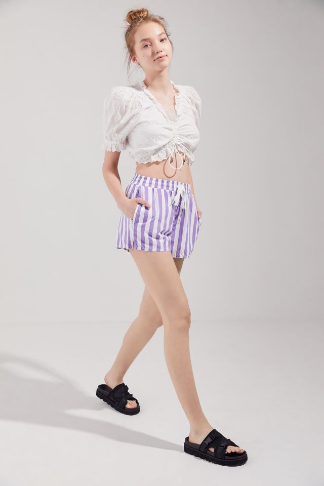 UO Eve Striped Drawstring Short #2