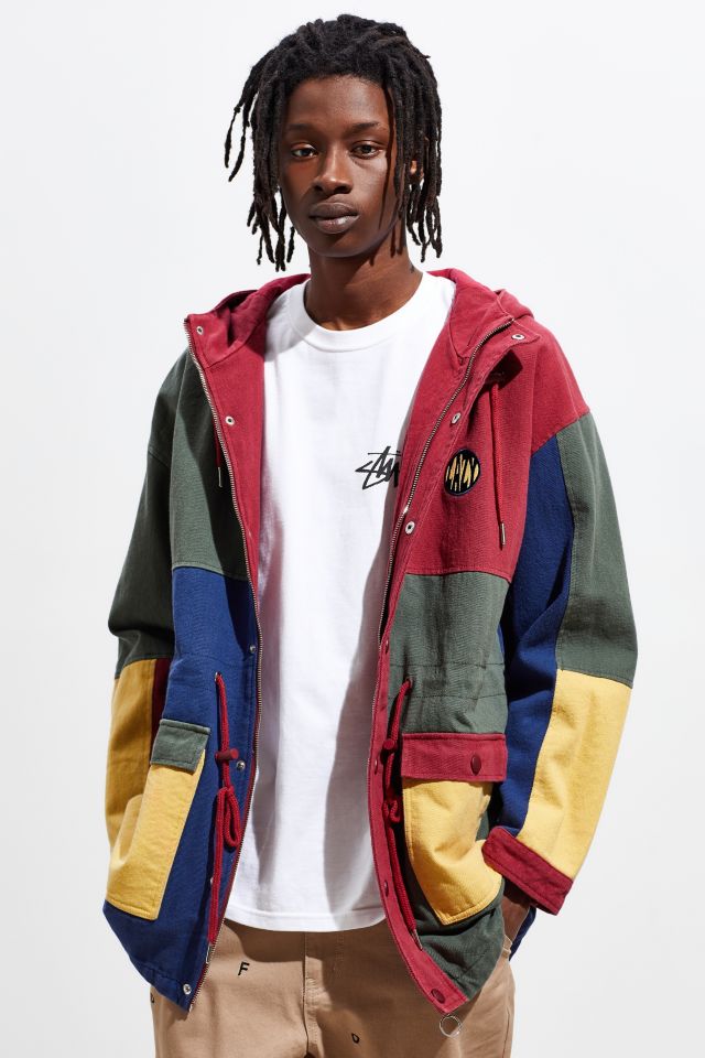 Lazy oaf colour panel hoodie best sale