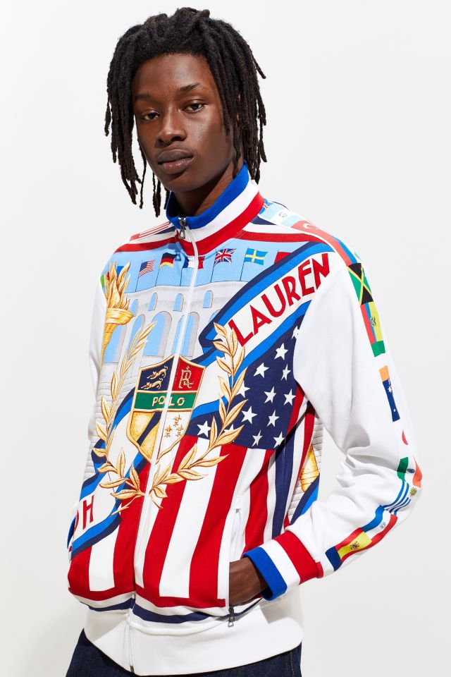 Polo ralph lauren graphic track sale jacket