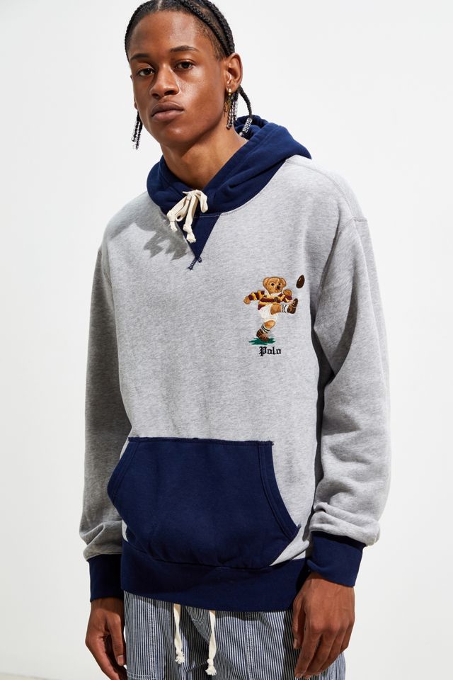 Polo Ralph Lauren Rugby Bear Hoodie Sweatshirt | Urban Outfitters