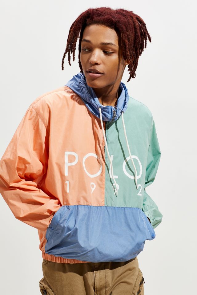 Polo Ralph Lauren Nylon Colorblock Windbreaker Jacket | Urban Outfitters
