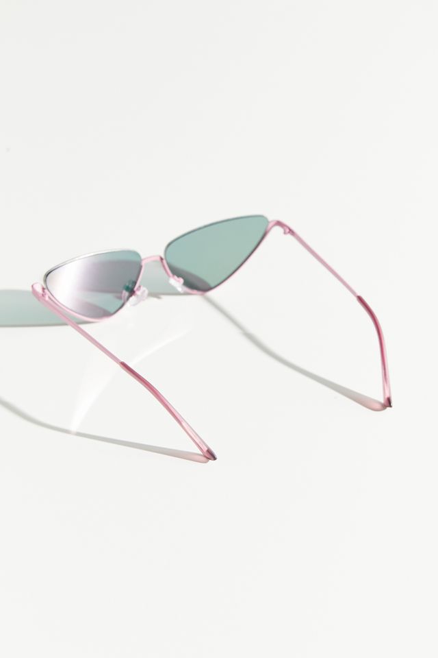 Phoebie Metal Cat-Eye Sunglasses #1
