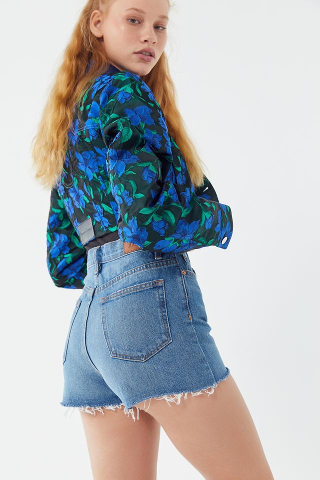 BDG Girlfriend High-Waisted Denim Short - Tinted Denim #1