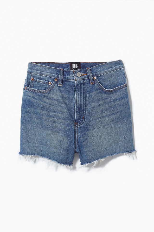 BDG Girlfriend High-Waisted Denim Short - Tinted Denim #4