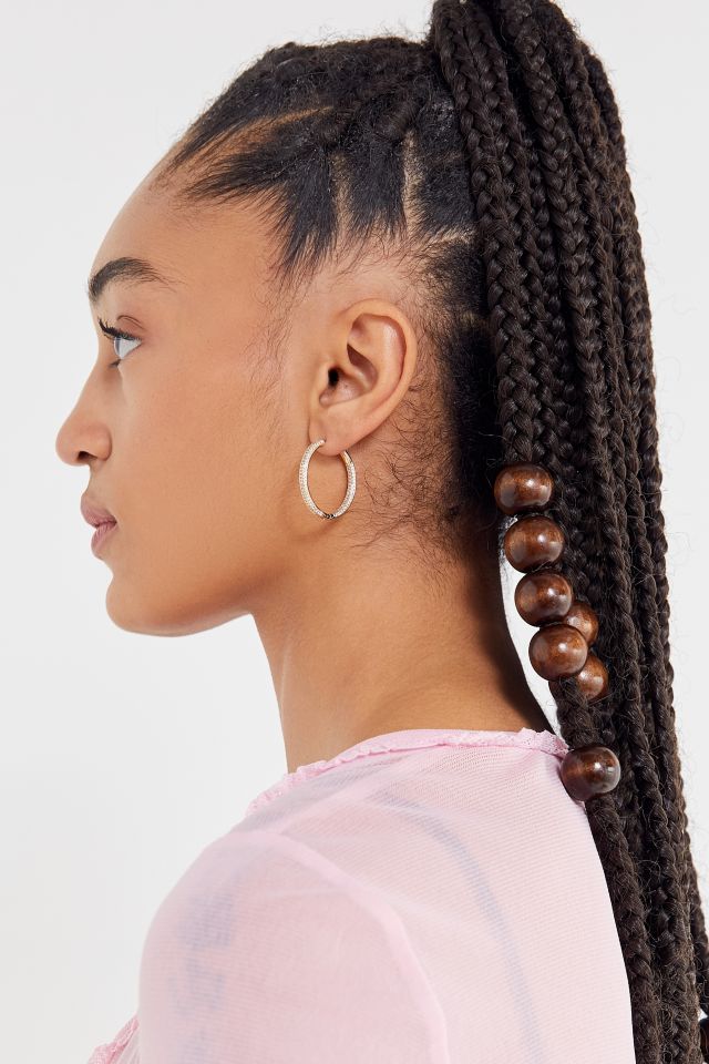 The M Jewelers Pavé Ravello Medium Hoop Earring #1