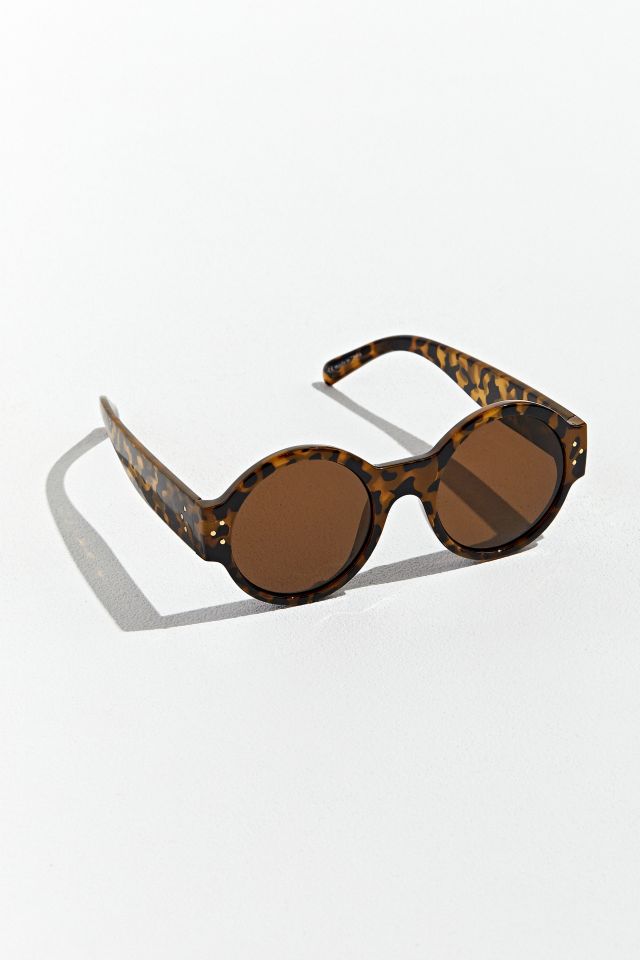 Lunettes de soleil rondes et épaisses en plastique #2