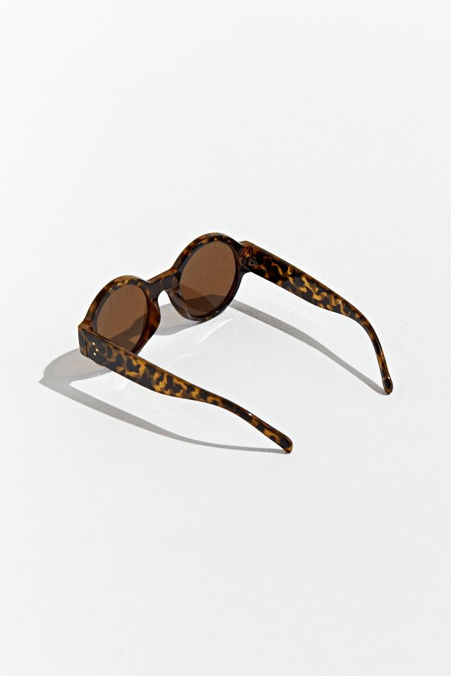 Lunettes de soleil rondes et épaisses en plastique #4