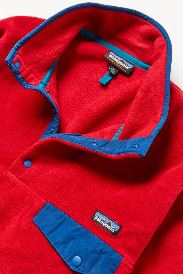 Vintage Patagonia Red Fleece Jacket #3