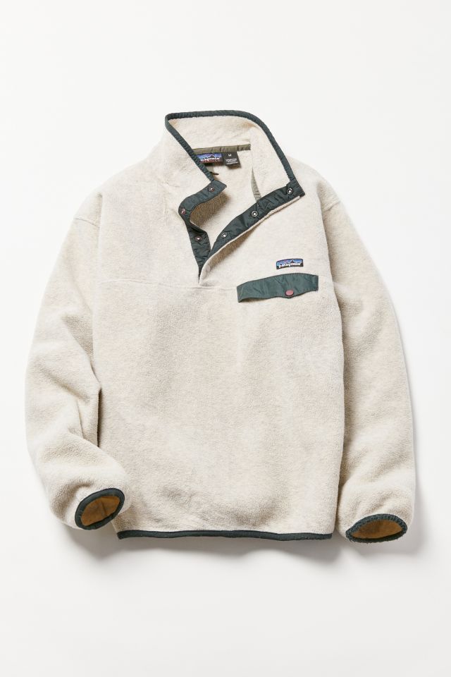 Vintage Patagonia Green Trim Fleece Jacket #1