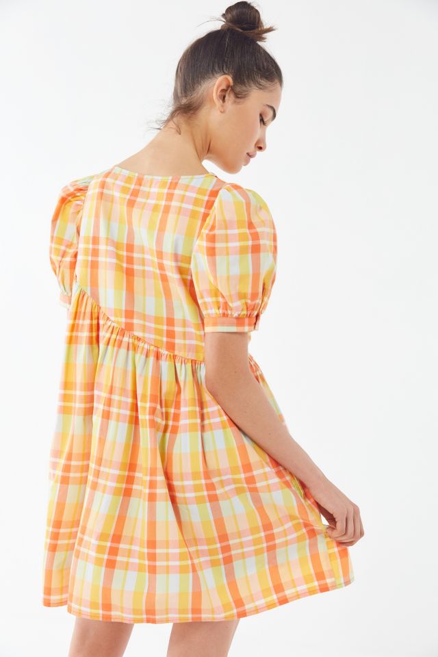 UO Carousel Asymmetrical Babydoll Dress #2