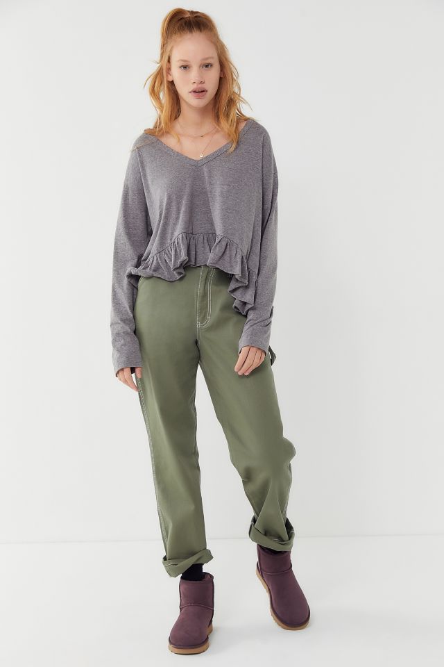 Truly Madly Deeply Long Sleeve Peplum Top #1