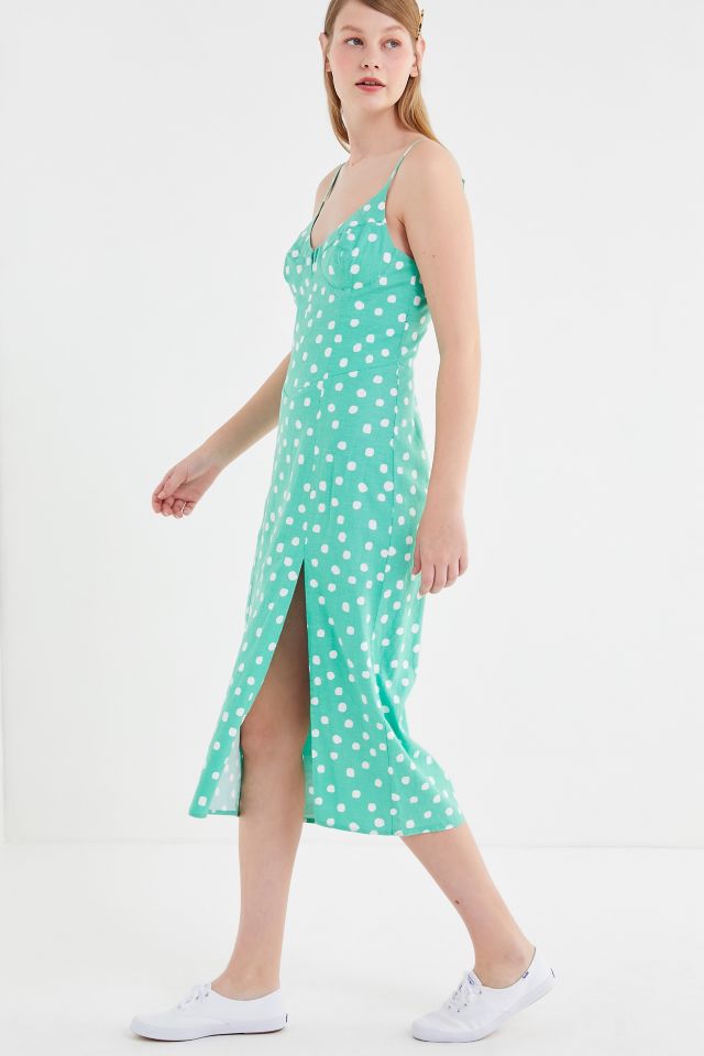UO Dolce Vita Front-Slit Midi Dress #4