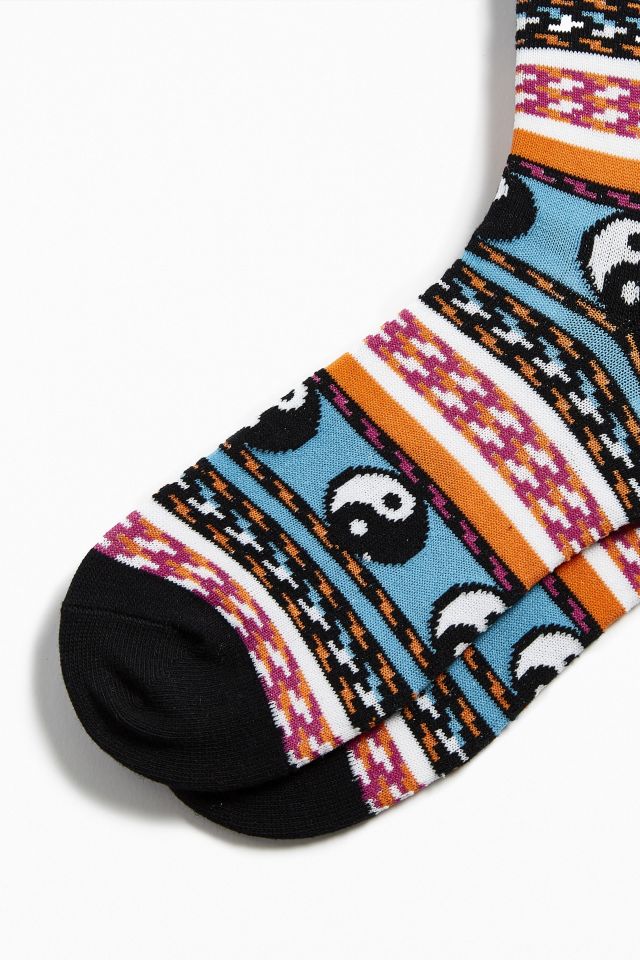 Chaussettes mi-mollet à rayures Yin Tang #1