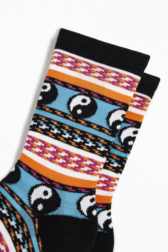 Chaussettes mi-mollet à rayures Yin Tang #2