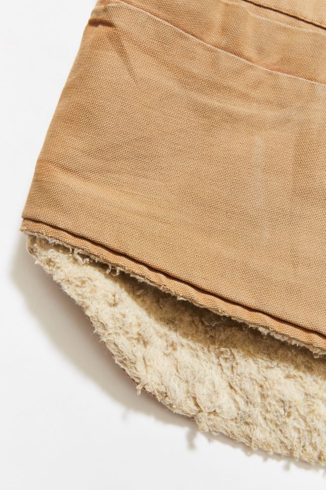 Vintage Carhartt Sand Sherpa Lined Vest #2