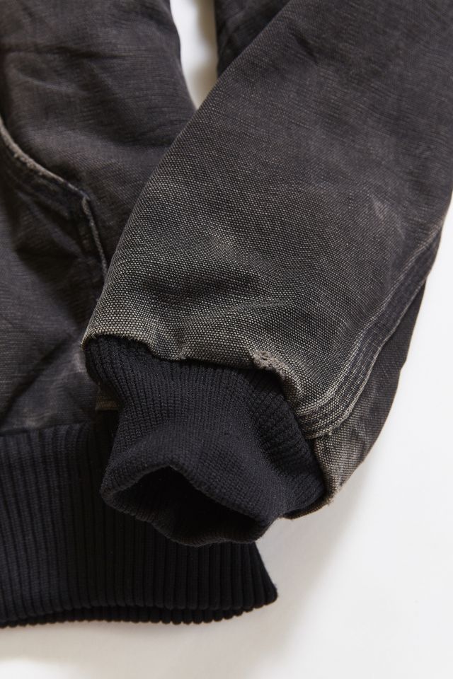 Vintage Carhartt Black Hooded Work Jacket #1
