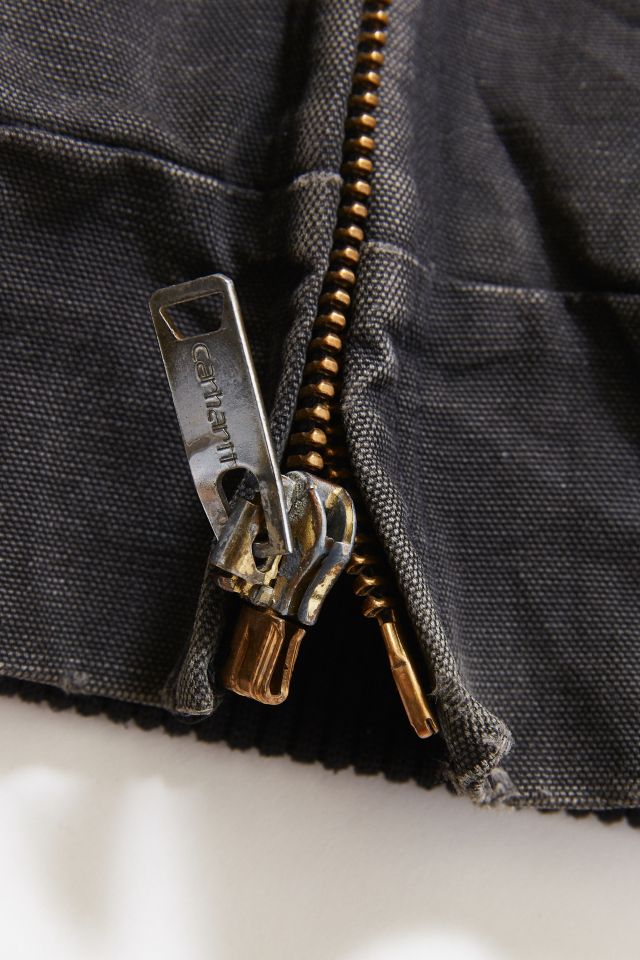 Vintage Carhartt Black Hooded Work Jacket #3