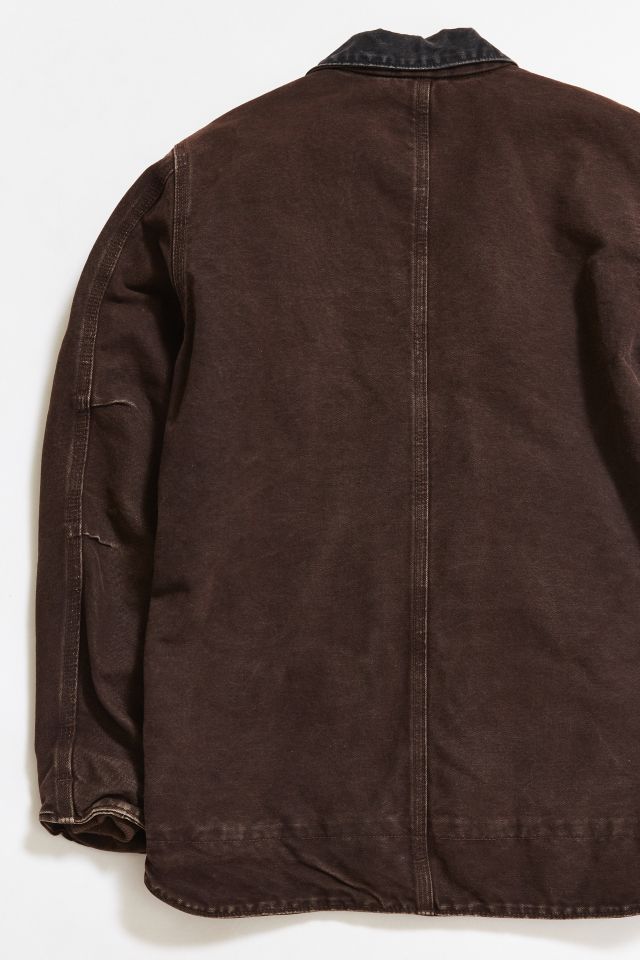Vintage Carhartt Dark Brown Work Jacket #3