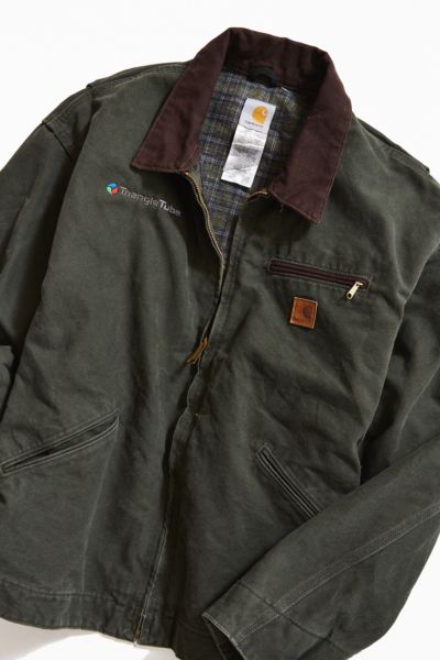 vintage green carhartt jacket