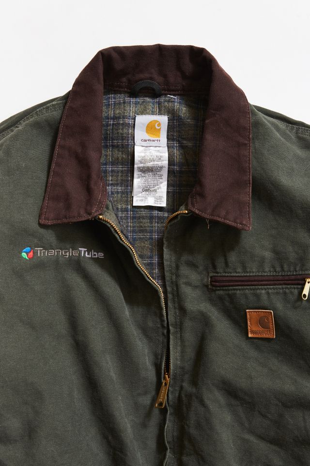 Vintage Carhartt Dark Green Work Jacket #1