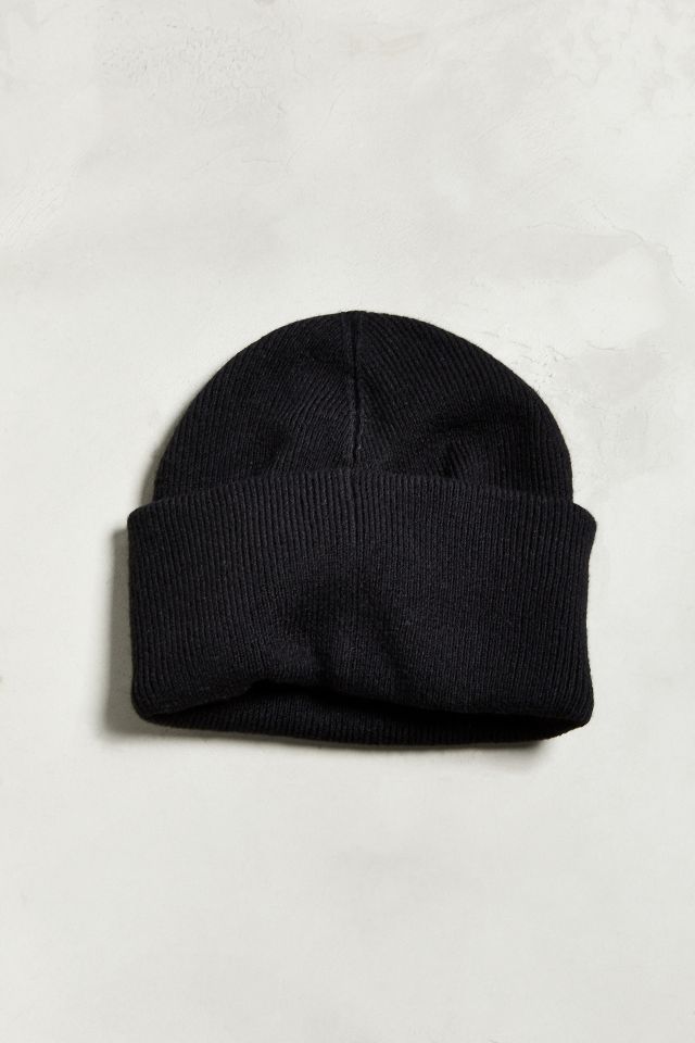 ★OY★ LEATHER PATCH BEANIE - BLACK★正規品/韓国直送料込 Calvin Klein Jeans Leather Patch Beanie | Urban Outfitters
