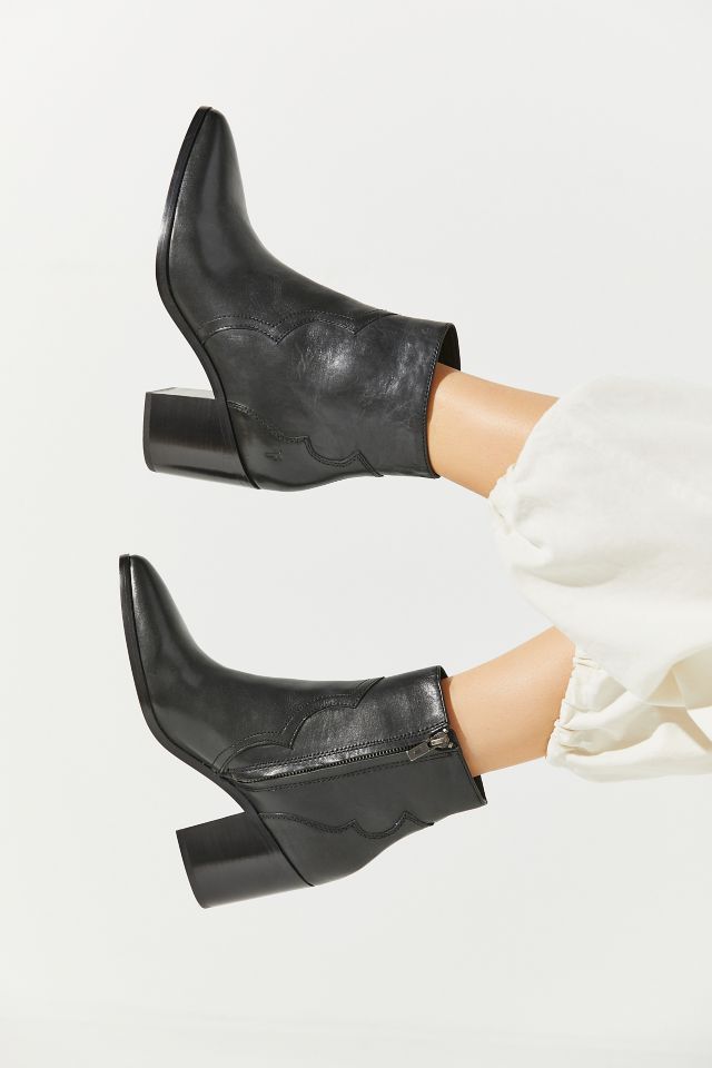 frye flynn leather bootie