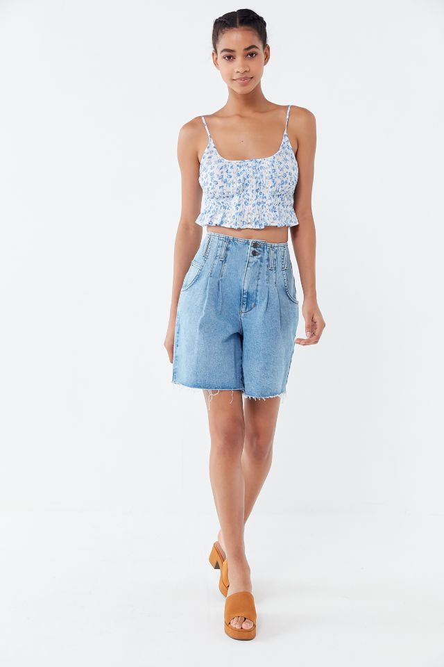 Bermuda en denim plissé BDG #3