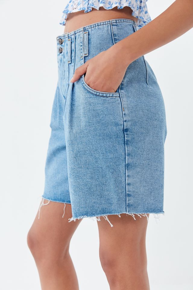 Bermuda en denim plissé BDG #4