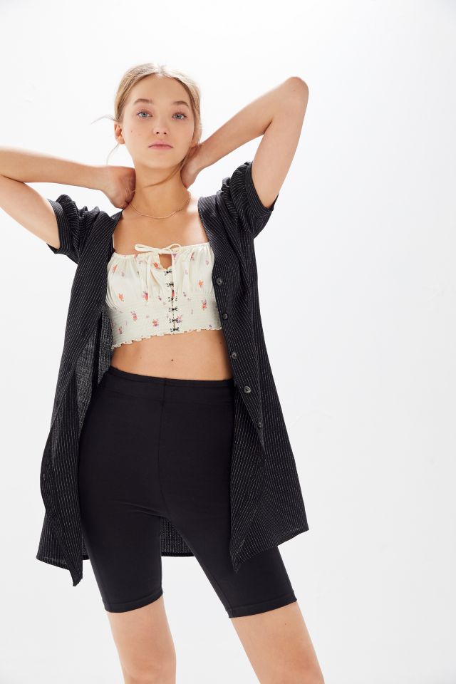 Urban Renewal Remnants Menswear Pinstripe Mini Dress #2