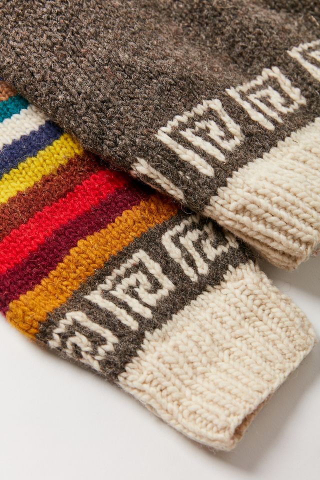 Review For Rainbow Stripe Knit Sweater YV40850 main image 1