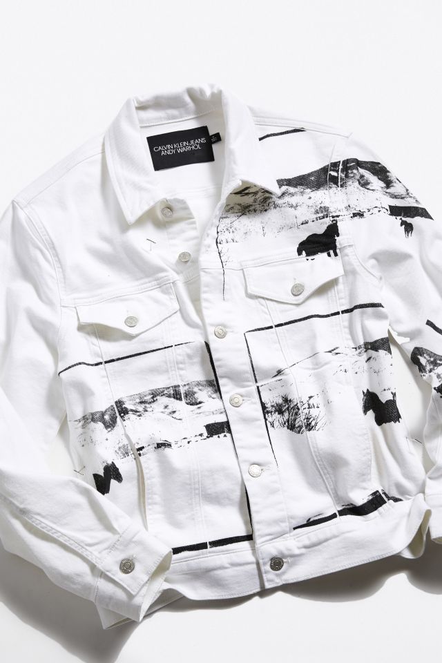 Calvin klein andy shop warhol jean jacket