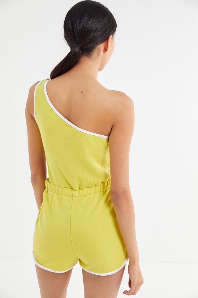 UO Mel Sporty Cutout One-Shoulder Romper #1