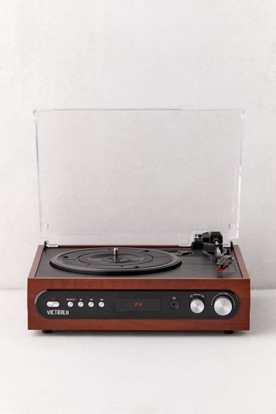 Victrola All-in-one Bluetooth Record Player In Brown At Urban Outfitters